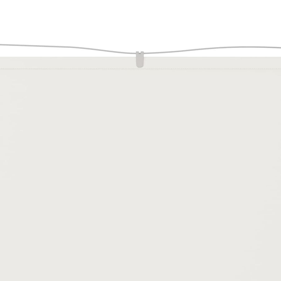 Luifel Verticaal Oxford Stof Wit 140 x 420 cm