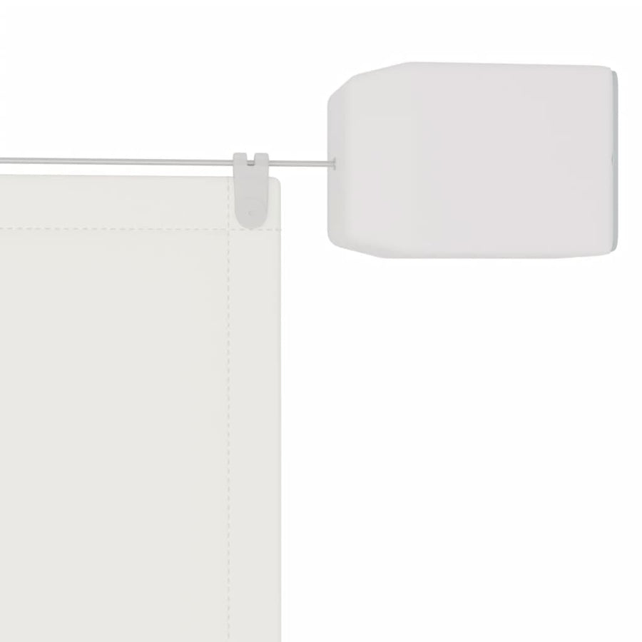 Luifel Verticaal Oxford Stof 140 x 600 cm Wit
