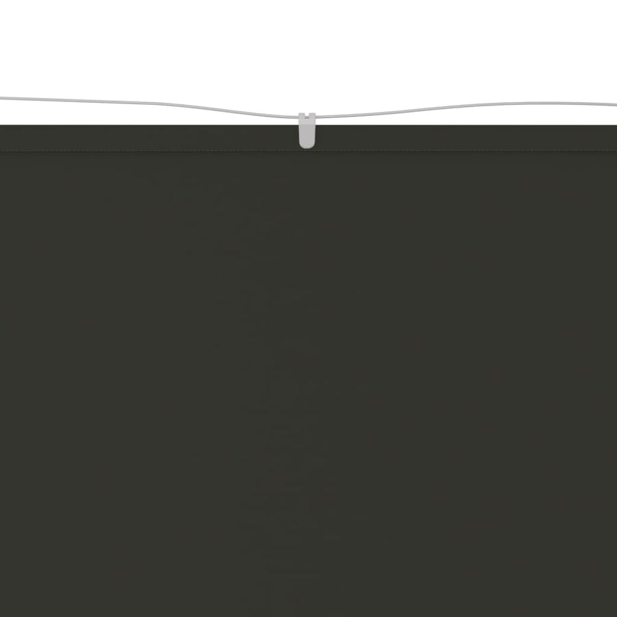 Luifel Verticaal Oxford Stof Kleurig 60 x 600 cm Antraciet