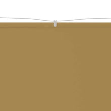 Luifel Verticaal Oxford Stof 60 x 600 cm Beige