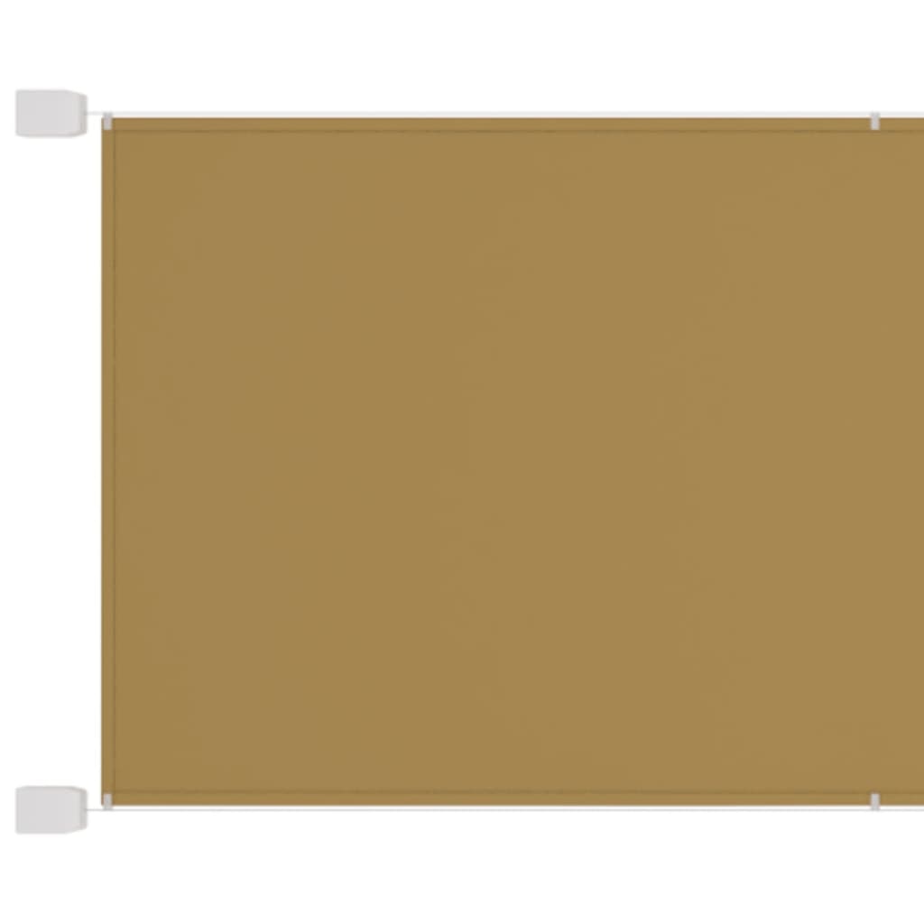 Luifel Verticaal Oxford Stof 140 x 1000 cm Beige