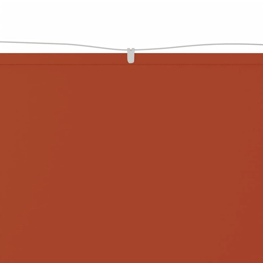 Luifel Verticaal Oxford Stof Kleurig 60 x 1000 cm Terracotta