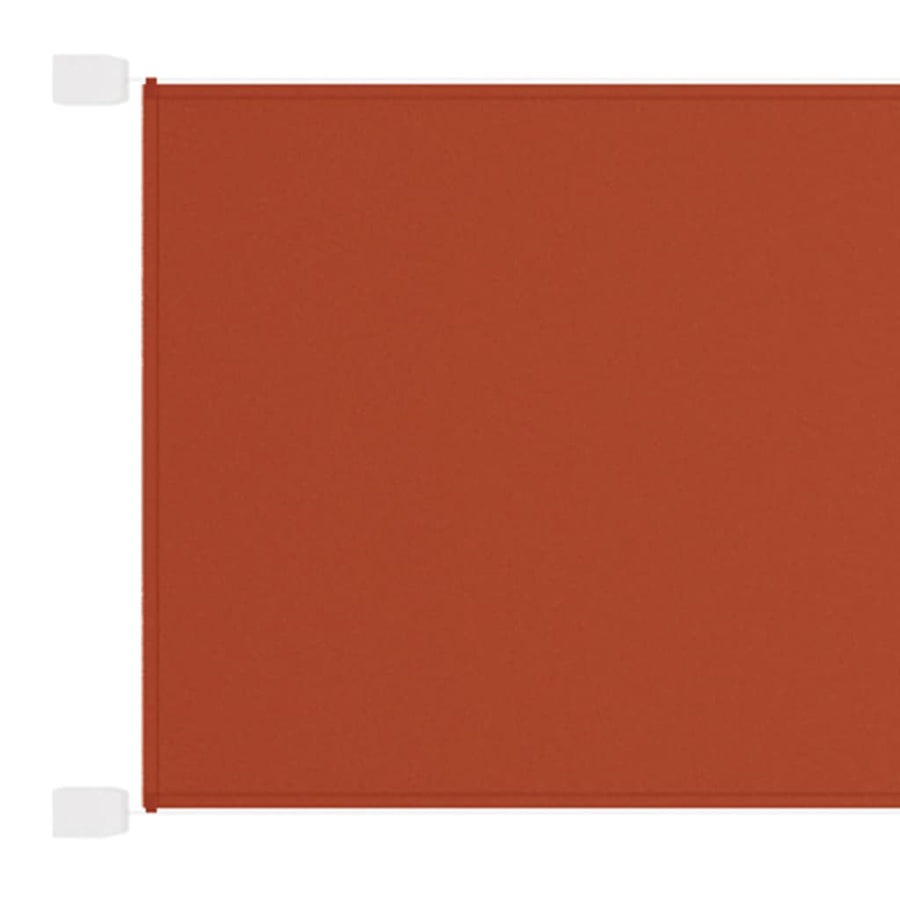 Luifel Verticaal Oxford Stof Kleurig 100 x 800 cm Terracotta