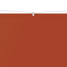 Luifel Verticaal Oxford Stof Kleurig 100 x 800 cm Terracotta