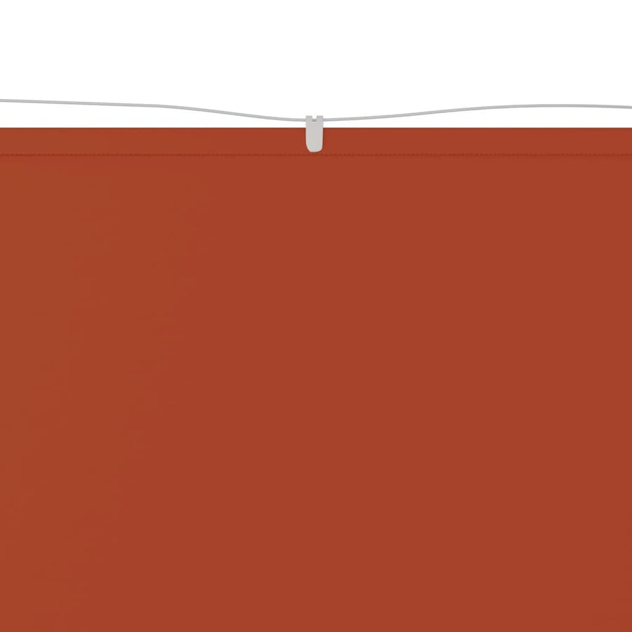 Luifel Verticaal Oxford Stof Kleurig 100 x 800 cm Terracotta