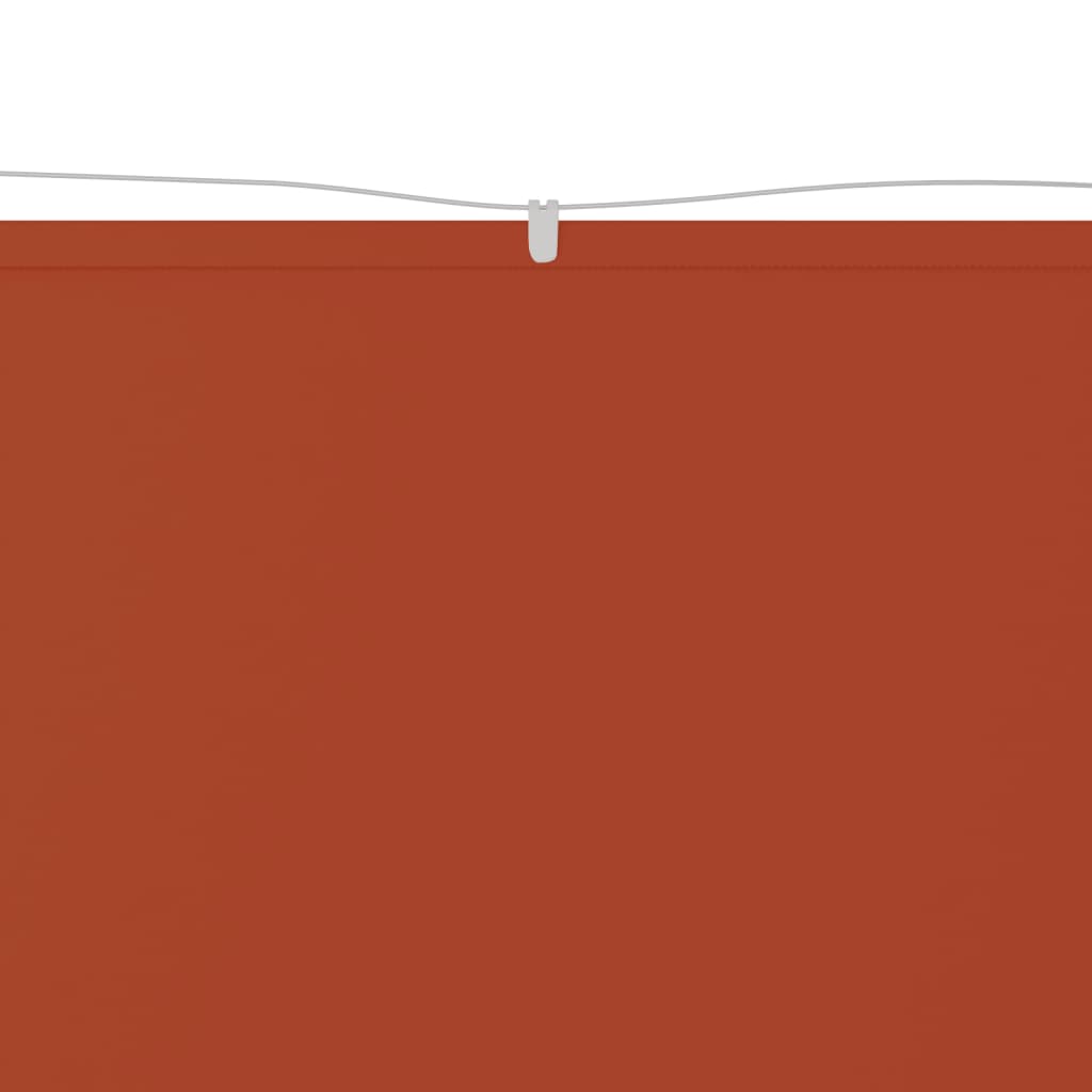 Luifel Verticaal Oxford Stof Kleurig 100 x 1200 cm Terracotta