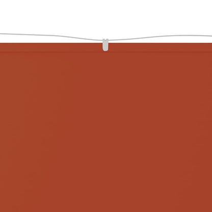 Luifel Verticaal Oxford Stof Kleurig 100 x 1200 cm Terracotta