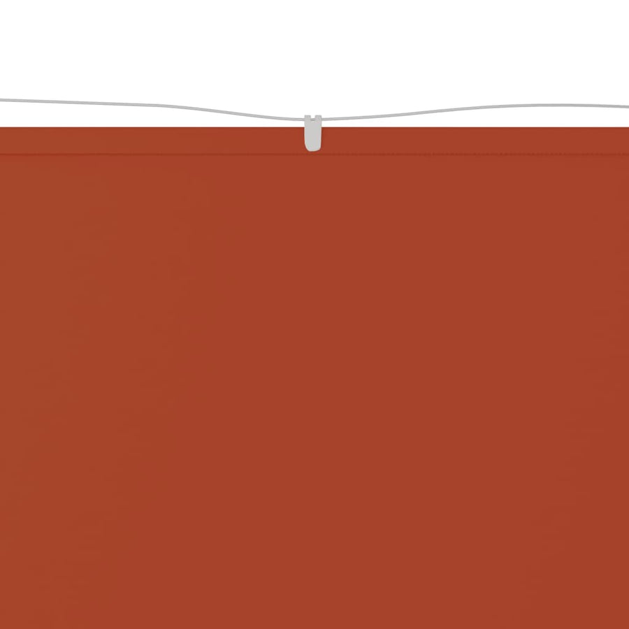 Luifel Verticaal Oxford Stof Kleurig 100 x 1200 cm Terracotta