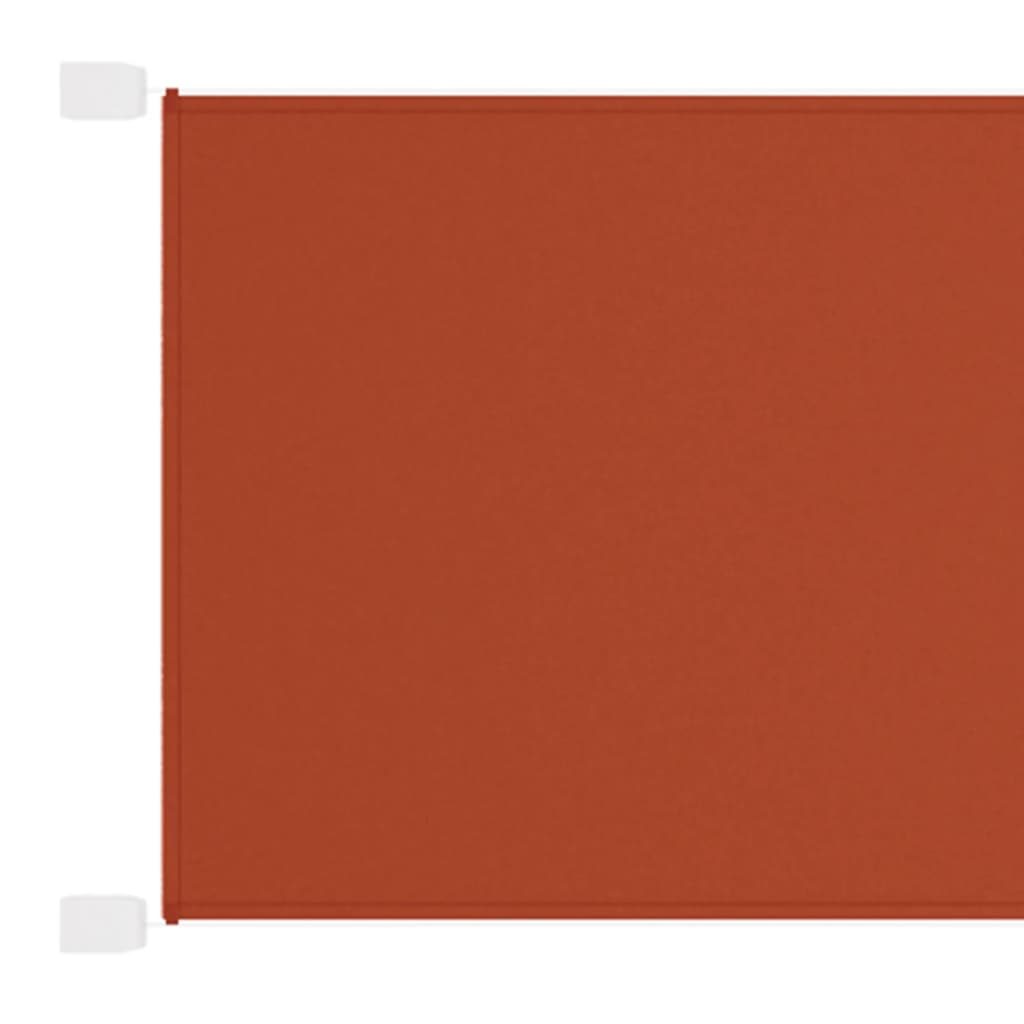 Luifel Verticaal Oxford Stof Kleurig 140 x 600 cm Terracotta