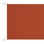 Luifel verticaal 140x600 cm oxford stof terracotta