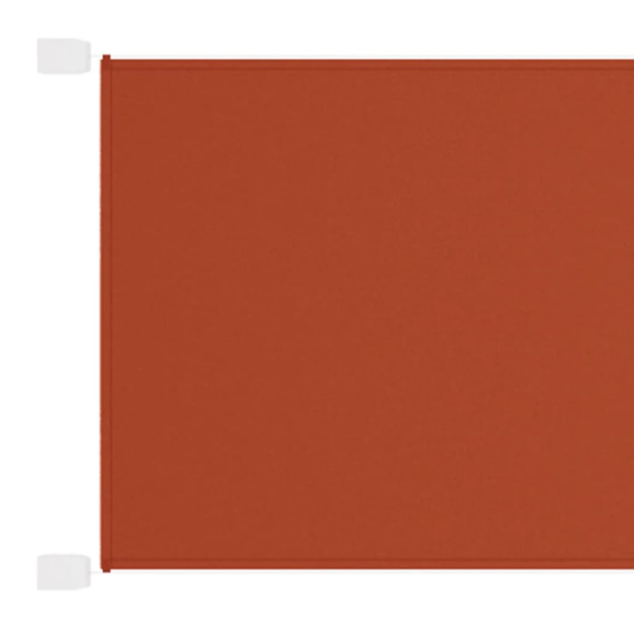 Luifel Verticaal Oxford Stof Kleurig 140 x 600 cm Terracotta