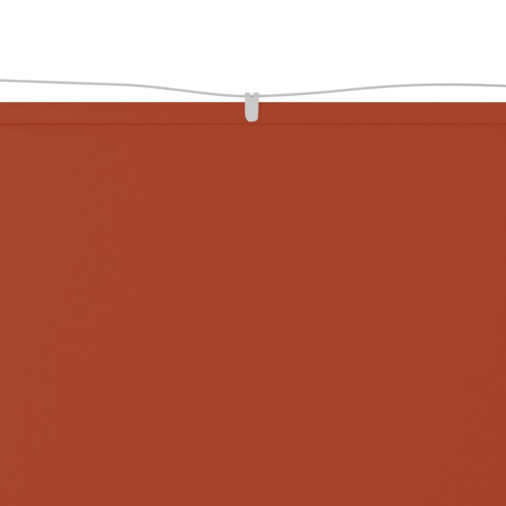 Luifel Verticaal Oxford Stof Kleurig 140 x 800 cm Terracotta