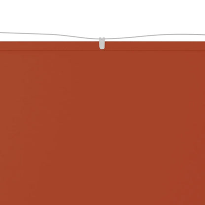 Luifel Verticaal Oxford Stof Kleurig 140 x 800 cm Terracotta