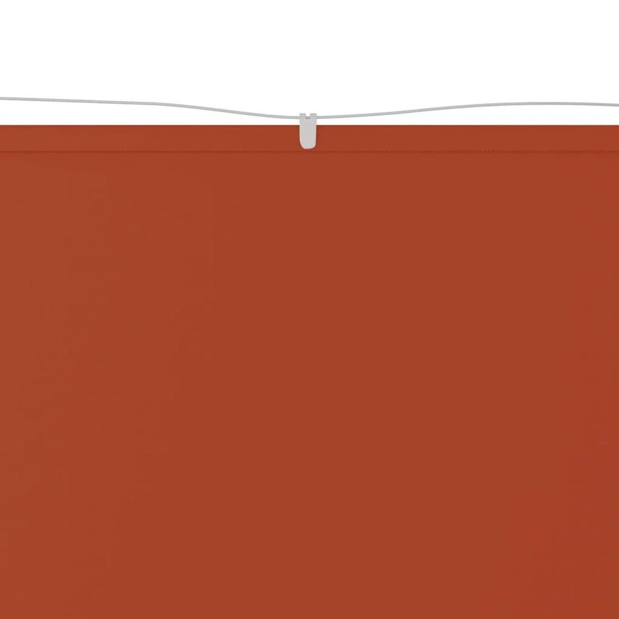 Luifel Verticaal Oxford Stof Kleurig 140 x 800 cm Terracotta