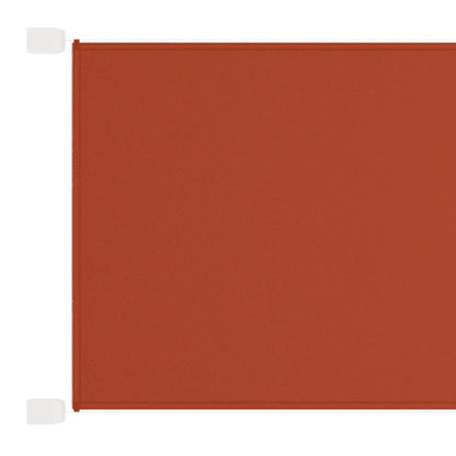 Luifel verticaal 180x600 cm oxford stof terracottakleurig