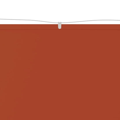 Luifel verticaal 180x800 cm oxford stof terracottakleurig 180 x 800 cm Terracotta