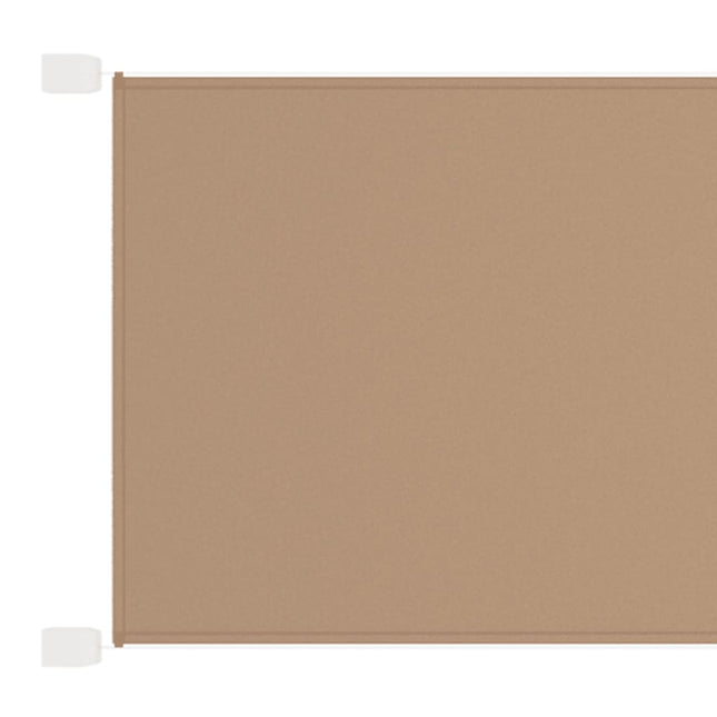 Luifel Verticaal Oxford Stof Taupe 60 x 270 cm