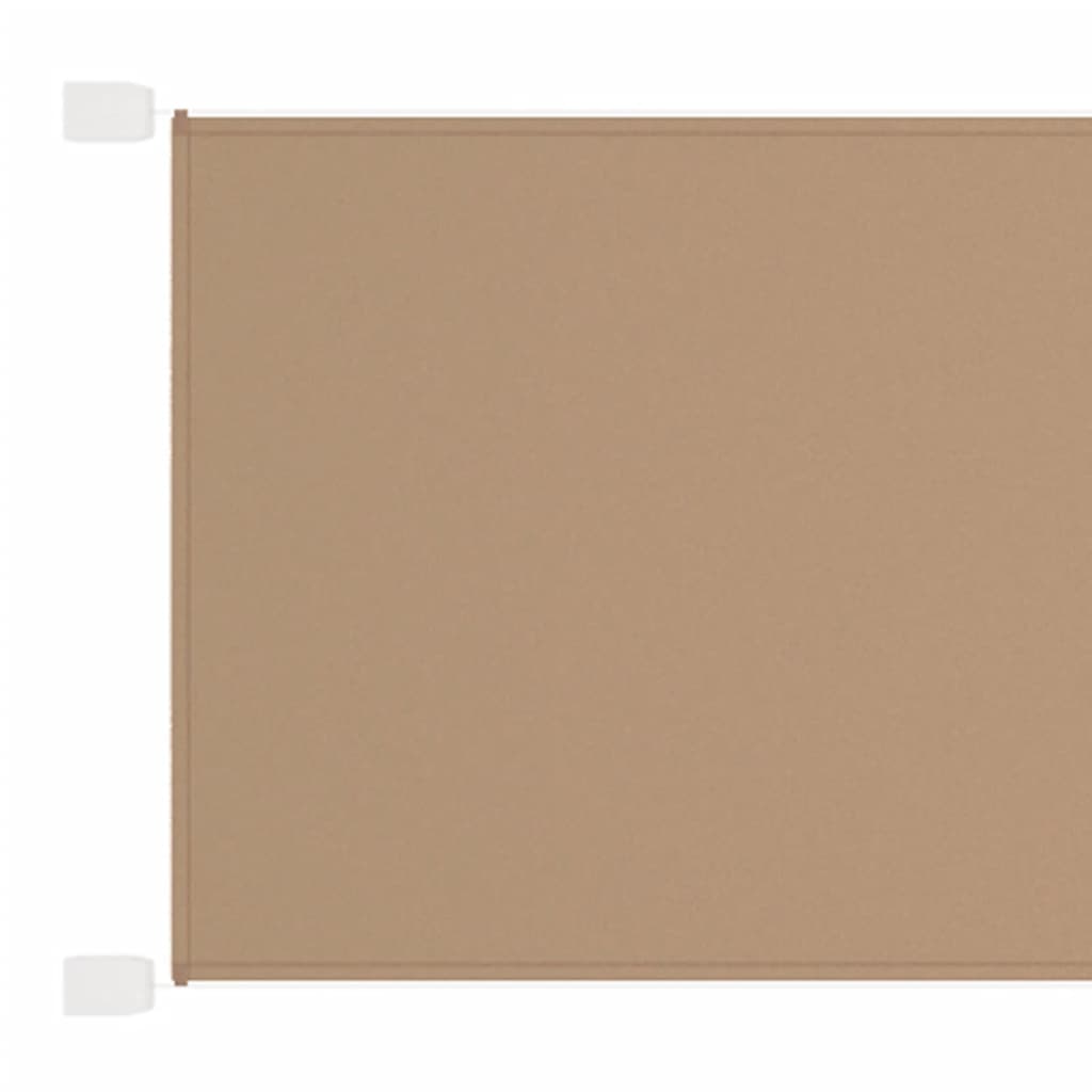 Luifel Verticaal Oxford Stof 60 x 1000 cm Taupe