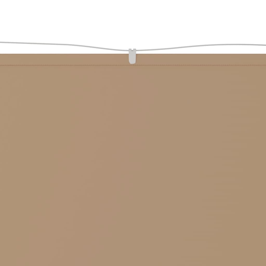 Luifel Verticaal Oxford Stof 60 x 1000 cm Taupe