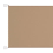 Luifel verticaal 60x1200 cm oxford stof taupe