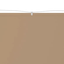 Luifel Verticaal Oxford Stof 60 x 1200 cm Taupe