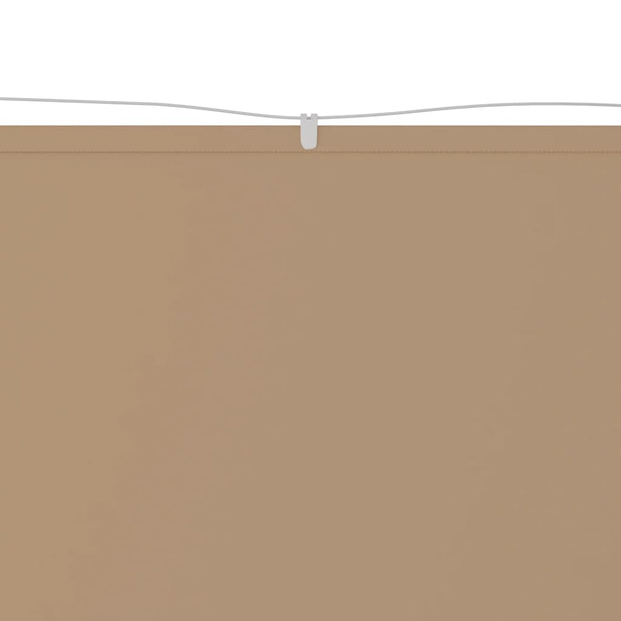 Luifel Verticaal Oxford Stof 60 x 1200 cm Taupe