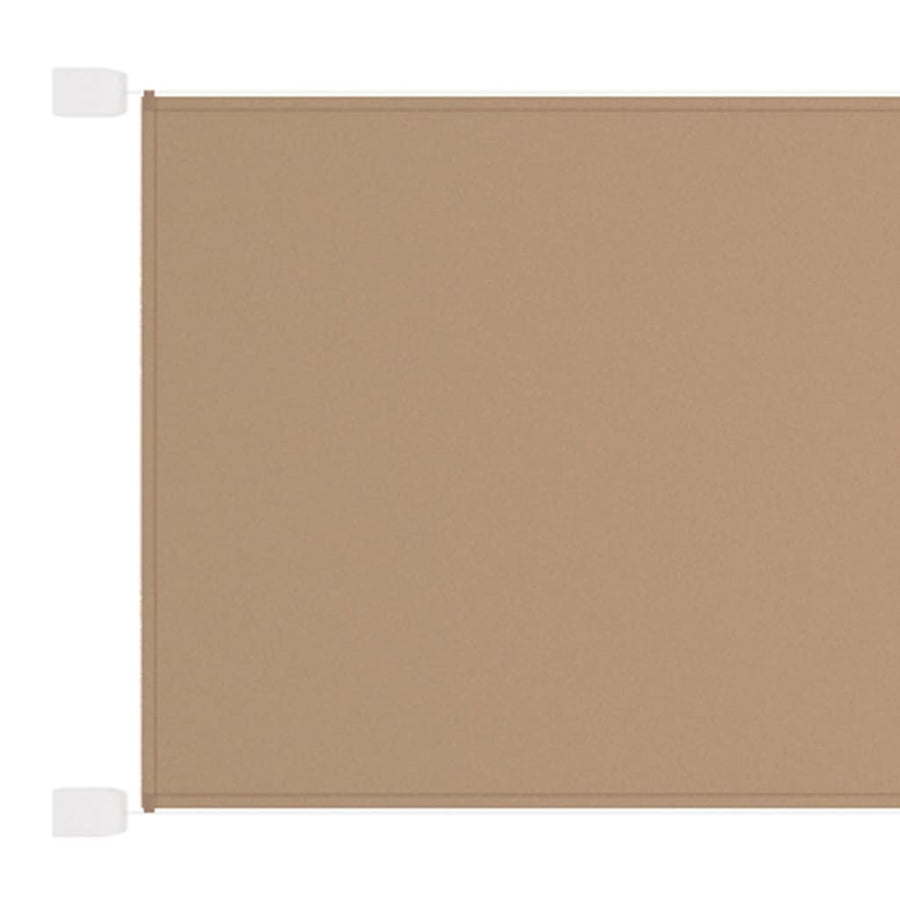 Luifel Verticaal 100X100 Cm Oxford Stof 100 x 1000 cm Taupe