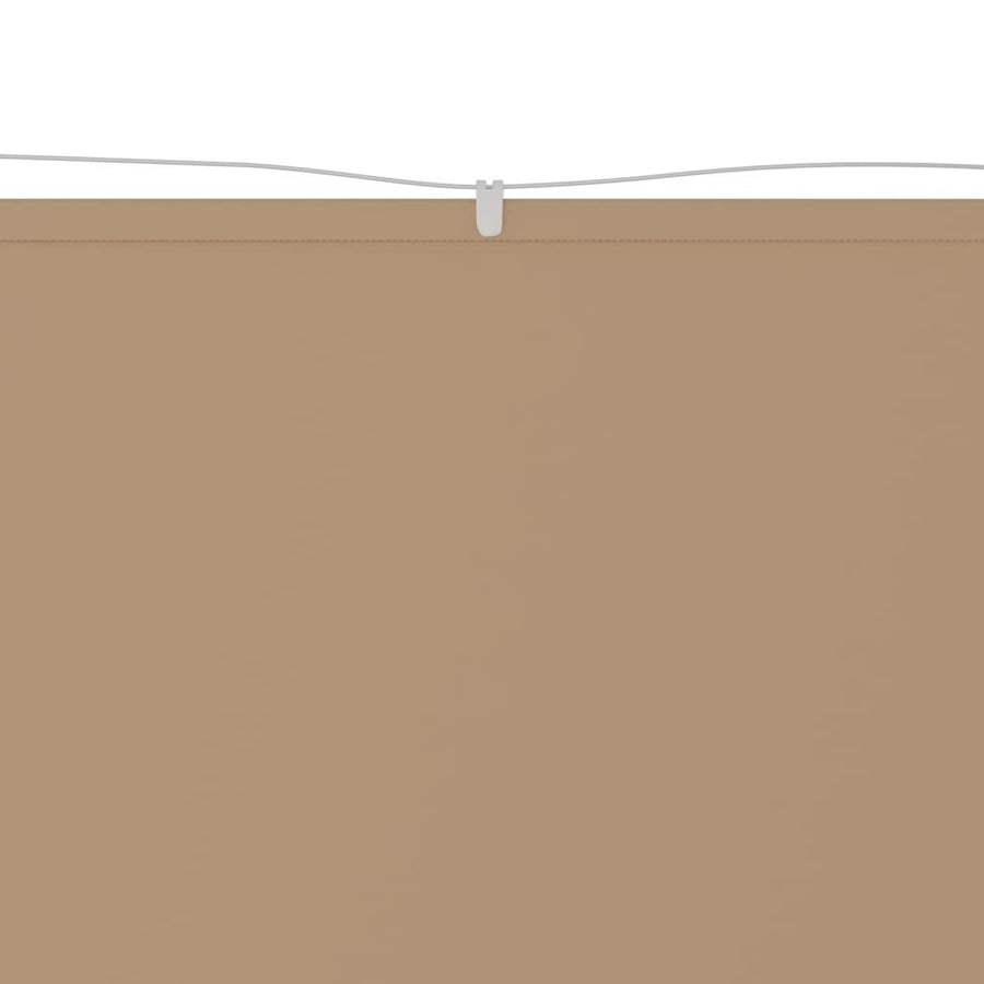 Luifel Verticaal 100X100 Cm Oxford Stof 100 x 1000 cm Taupe