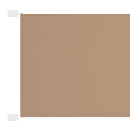 Luifel Verticaal Oxford Stof 100 x 1200 cm Taupe