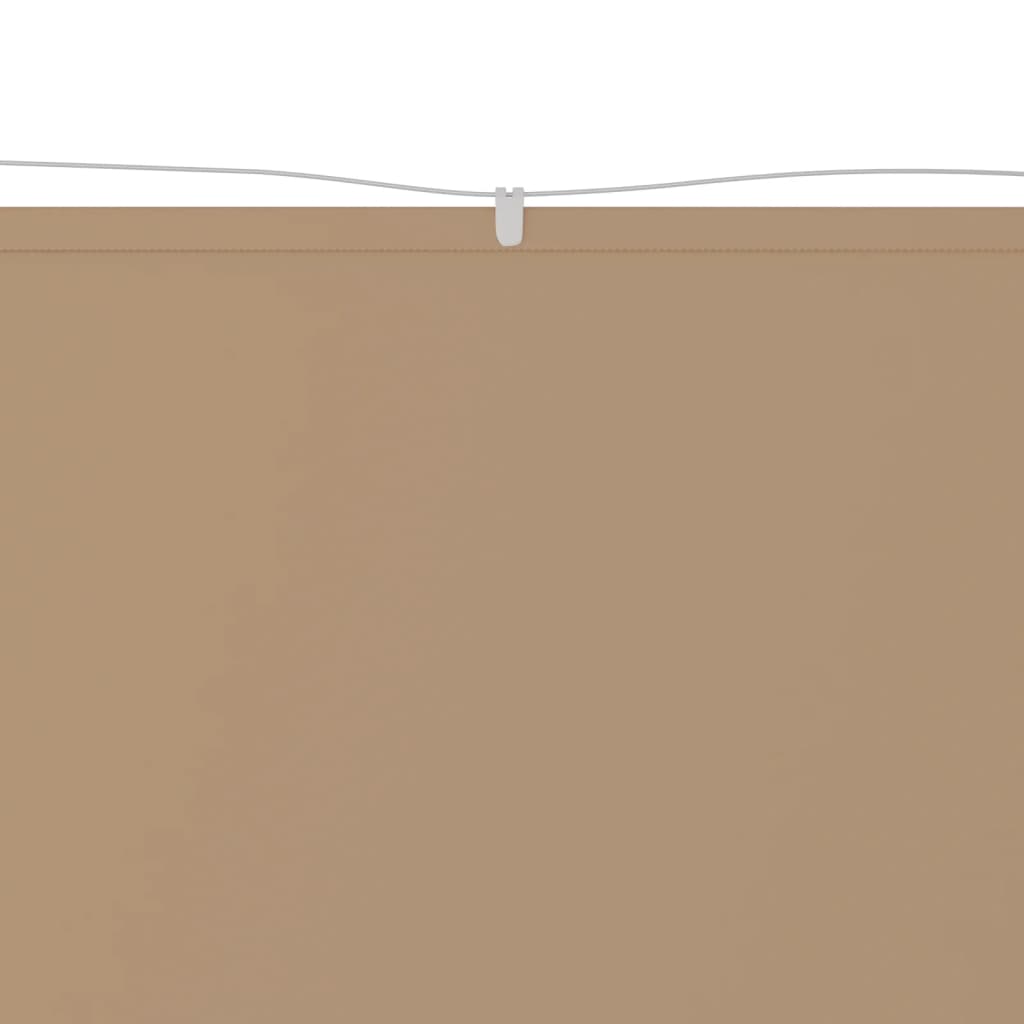 Luifel Verticaal Oxford Stof 100 x 1200 cm Taupe