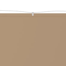 Luifel Verticaal Oxford Stof Taupe 140 x 420 cm