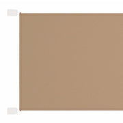 Luifel verticaal 180x1000 cm taupe oxford stof