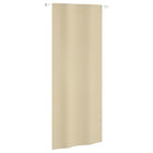 Balkonscherm Oxford Stof 100 x 240 cm Beige