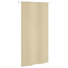 Balkonscherm Oxford Stof 120 x 240 cm Beige