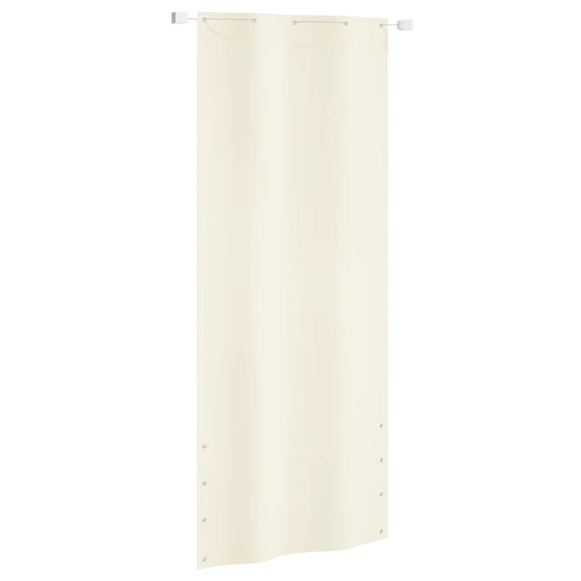 Balkonscherm Oxford Stof Kleurig 100 x 240 cm Crème