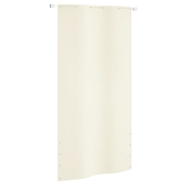 Balkonscherm Oxford Stof Kleurig 120 x 240 cm Crème