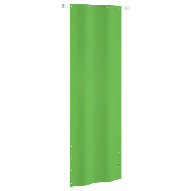 Balkonscherm 80x240 cm oxford stof lichtgroen 80 x 240 cm Lichtgroen