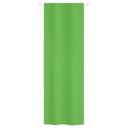Balkonscherm 80x240 cm oxford stof lichtgroen 80 x 240 cm Lichtgroen