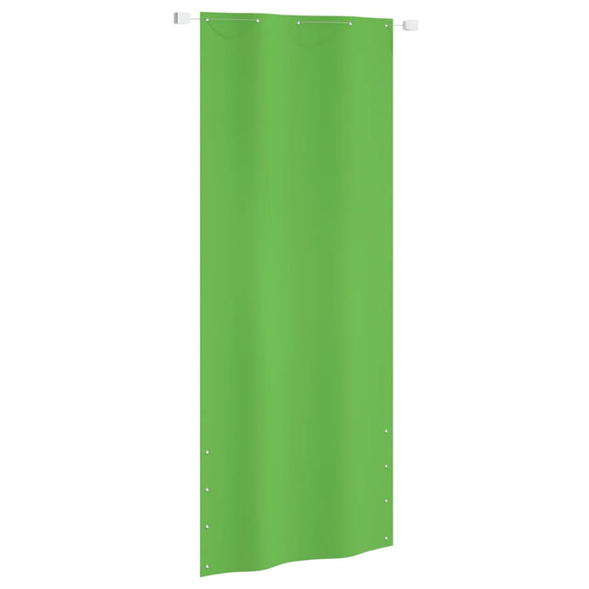 Balkonscherm Oxford Stof 100 x 240 cm Lichtgroen