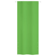 Balkonscherm Oxford Stof 100 x 240 cm Lichtgroen