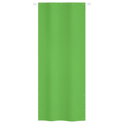 Balkonscherm Oxford Stof 100 x 240 cm Lichtgroen