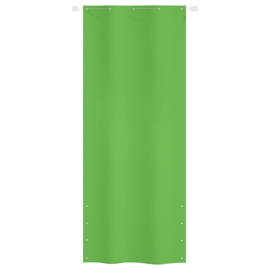 Balkonscherm Oxford Stof 100 x 240 cm Lichtgroen
