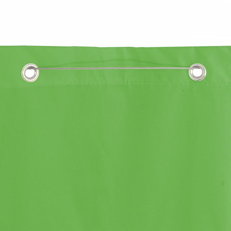 Balkonscherm Oxford Stof 100 x 240 cm Lichtgroen