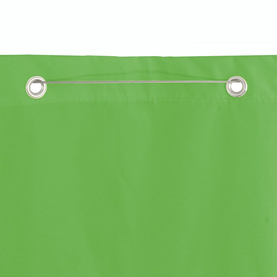 Balkonscherm Oxford Stof 120 x 240 cm Lichtgroen