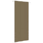 Balkonscherm Oxford Stof 100 x 240 cm Taupe