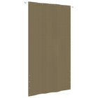 Balkonscherm 160x240 cm oxford stof taupe 160 x 240 cm Taupe