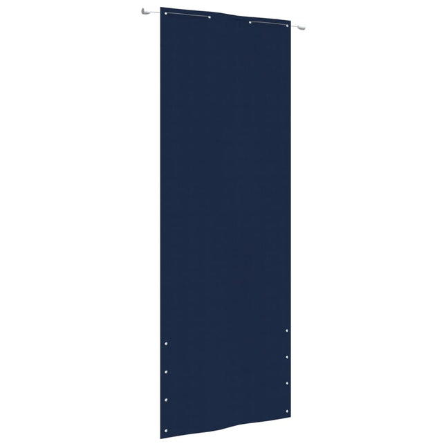 Balkonscherm 80x240 cm oxford stof blauw 80 x 240 cm Blauw