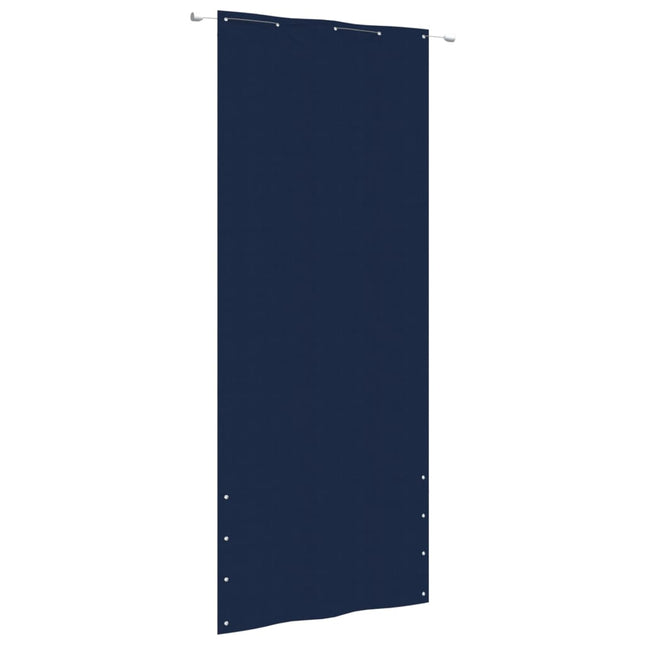 Balkonscherm Oxford Stof 100 x 240 cm Blauw