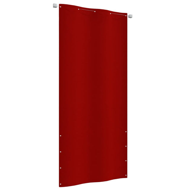 Balkonscherm Oxford Stof 100 x 240 cm Rood