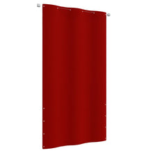 Balkonscherm Oxford Stof 120 x 240 cm Rood